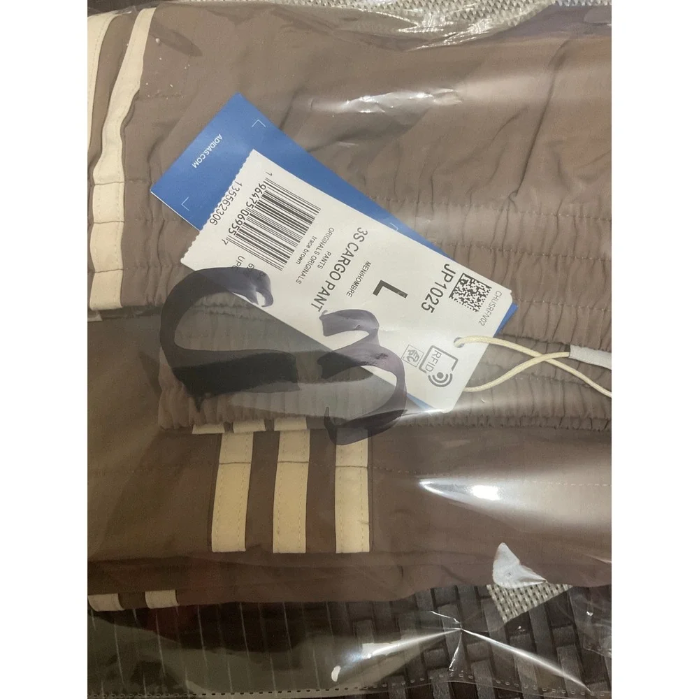Adidas Men's Trace Brown 3S Cargo Pants Size Medium Originals